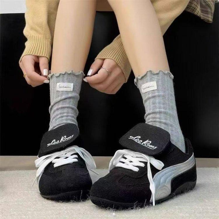 Flip Cover German Training Shoes Women's 2025 Autumn New Retro Sports Shoes Internet Celebrity Explosion Versatile Casual Shoes