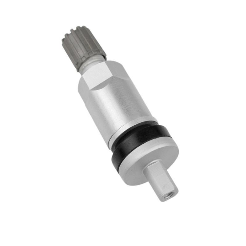 10 Piezas Válvula de Coche Válvula de Monitoreo de Presión de Neumáticos Válvula Automática Boquilla de Aleación de Aluminio Piezas de Medición TPMS