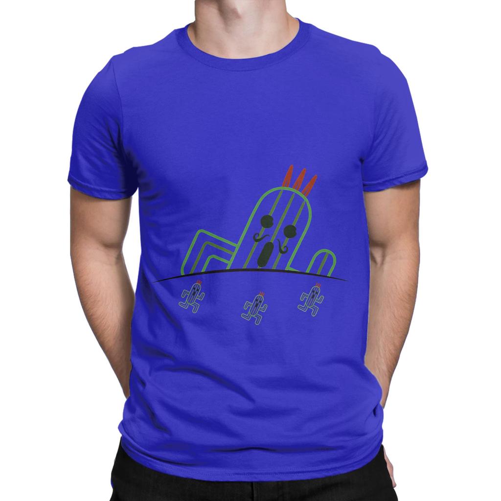 Jumbo Cactuar and Friends fFinal Fantasy Graphic 100 Cotton TShirt fFinal Fantasy Tops Tees For Unisex