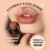1 stk, skinnende sateng leppestift, slitesterk og glatt, høyglans lipgloss, fuktighetsgivende, ideell for hverdagsbruk og morsdagsgave