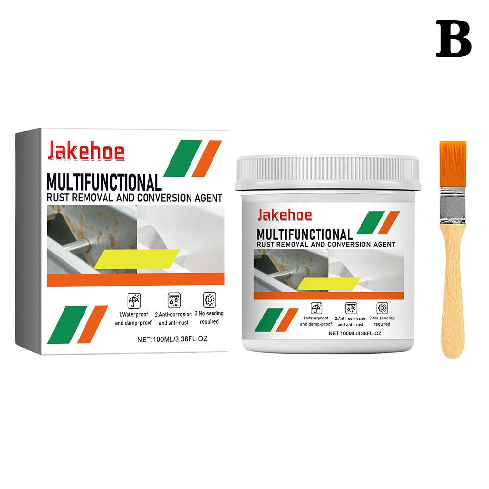 

100 мл Средство для удаления ржавчины с металла Преобразователь ржавчины Водостойкий антикоррозионный ингибитор P J5Q8 White-One size