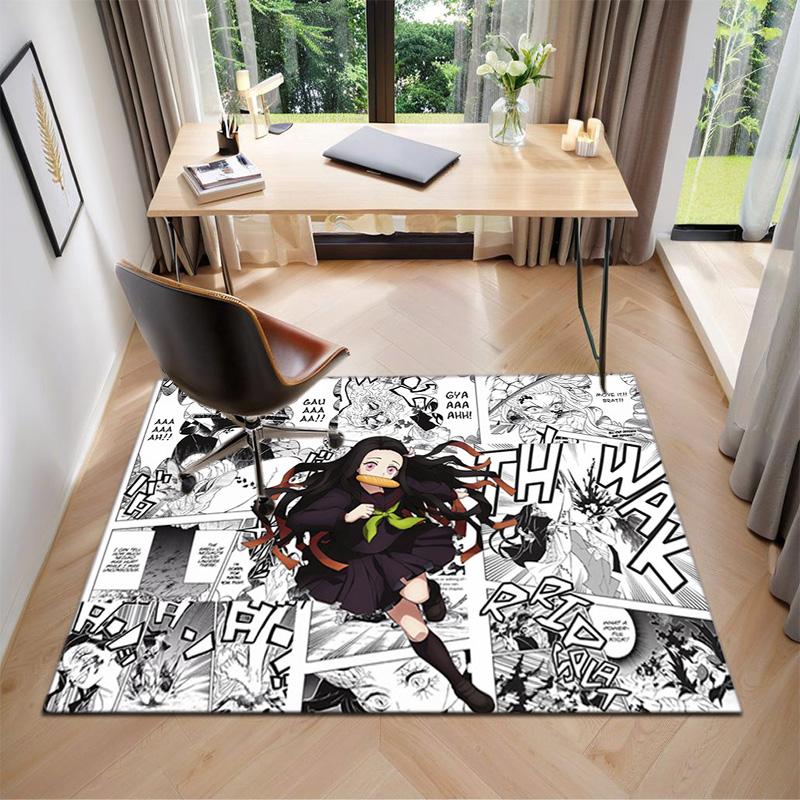 Japanese manga artist Koyoharu Gotouge's Demon Slayer carpet is suitable for living room and bedroom doormats office balcony decorative rugs H2