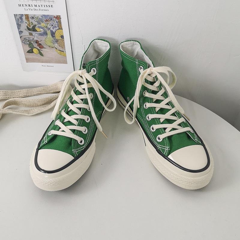 Canvas Shoes Female High-top Student Shoes Board Shoes 19