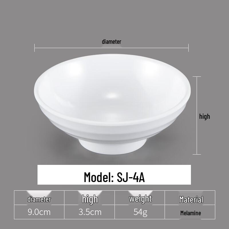 

Wuhe Thickened Melamine Round Dipping Dishes