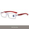 New Style Lightweight Sports Reading Glasses with Anti-blue Light Small Frames and HD Flat Lenses