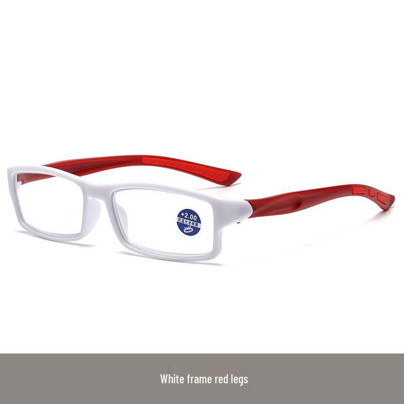 New Style Lightweight Sports Reading Glasses with Anti-blue Light Small Frames and HD Flat Lenses
