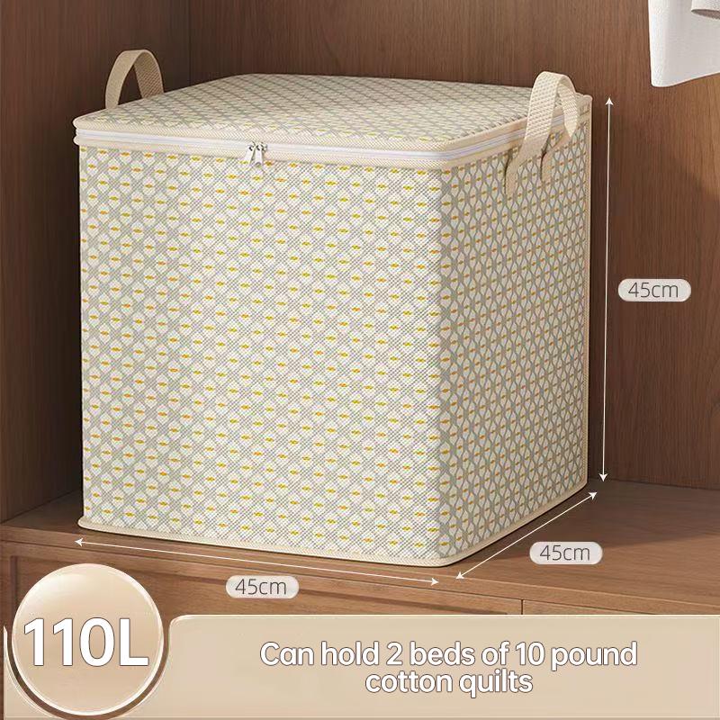 Extra Large Storage Bag - Multifunctional Bedding, Clothing, and Underwear Storage Bag with Zipper, Under Bed Storage Bag
