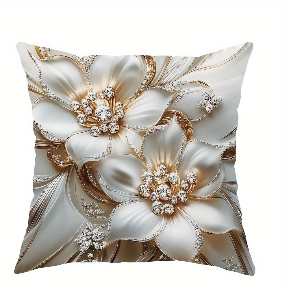 Opulent Baroque - Inspired Pillowcasesliving Room Sofa Cushion Cover, Soft And Comfortable, Bedroom Room Decoration