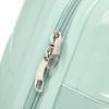 14"/19" 2-piece ABS spinner luggage set with combination lock & 14" cosmetic bag (mint green)