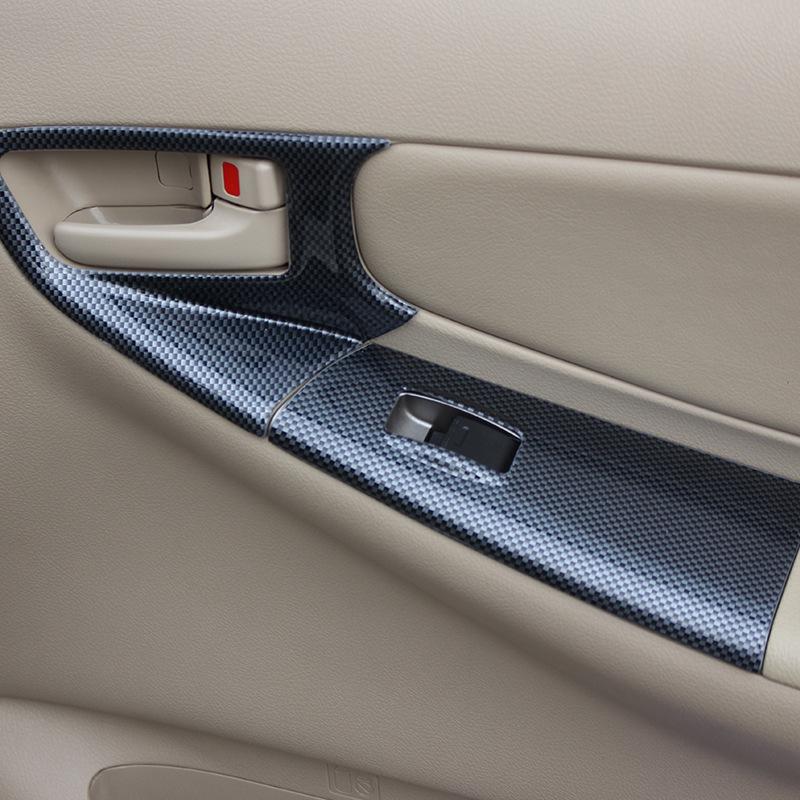 13-14 Corolla Carbon Fiber & Peach Wood Steering Wheel for Car Modification