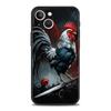 Phone Case Cover for iPhone 17 16 15 14 13 12 Pro Max 11 Pro Max 17 AIR Plus Shockproof Soft TPU Shell Cock Rooster Chicken Bags