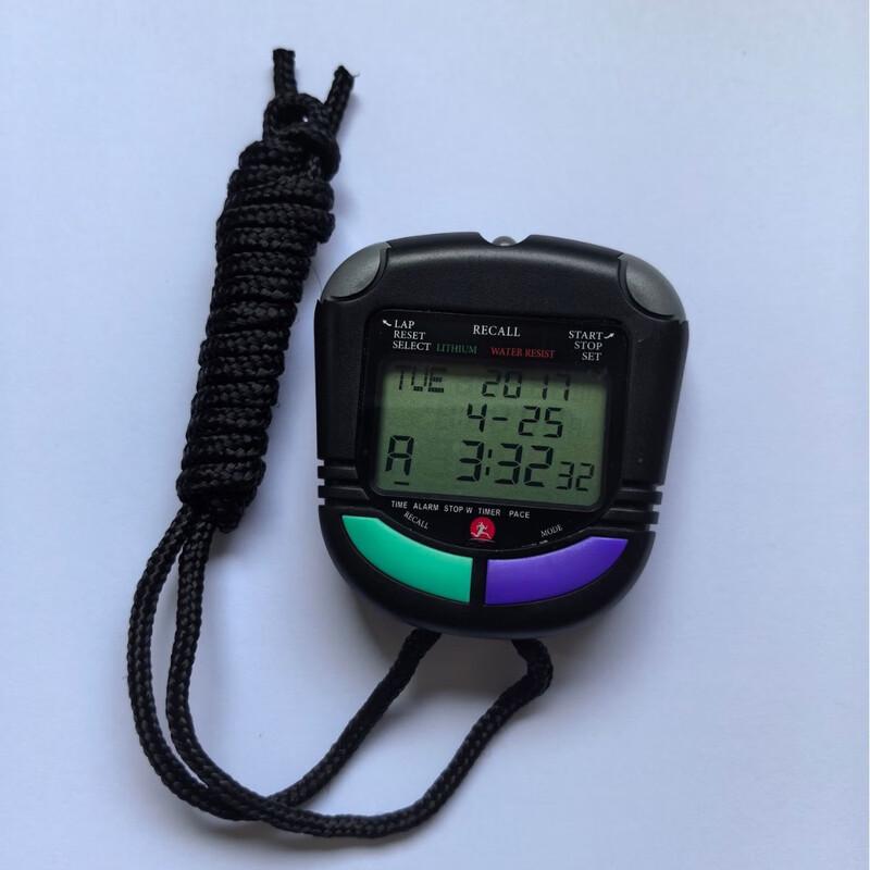 PURSUN PS-1007 60-Lap Industrial Electronic Stopwatch (10-Pack)