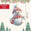 1Pcs Snowman for Christmas Decoration Acrylic Pendant Home Room Decor Christmas Tree Hanging Decor New Year Navidad Gifts Winter