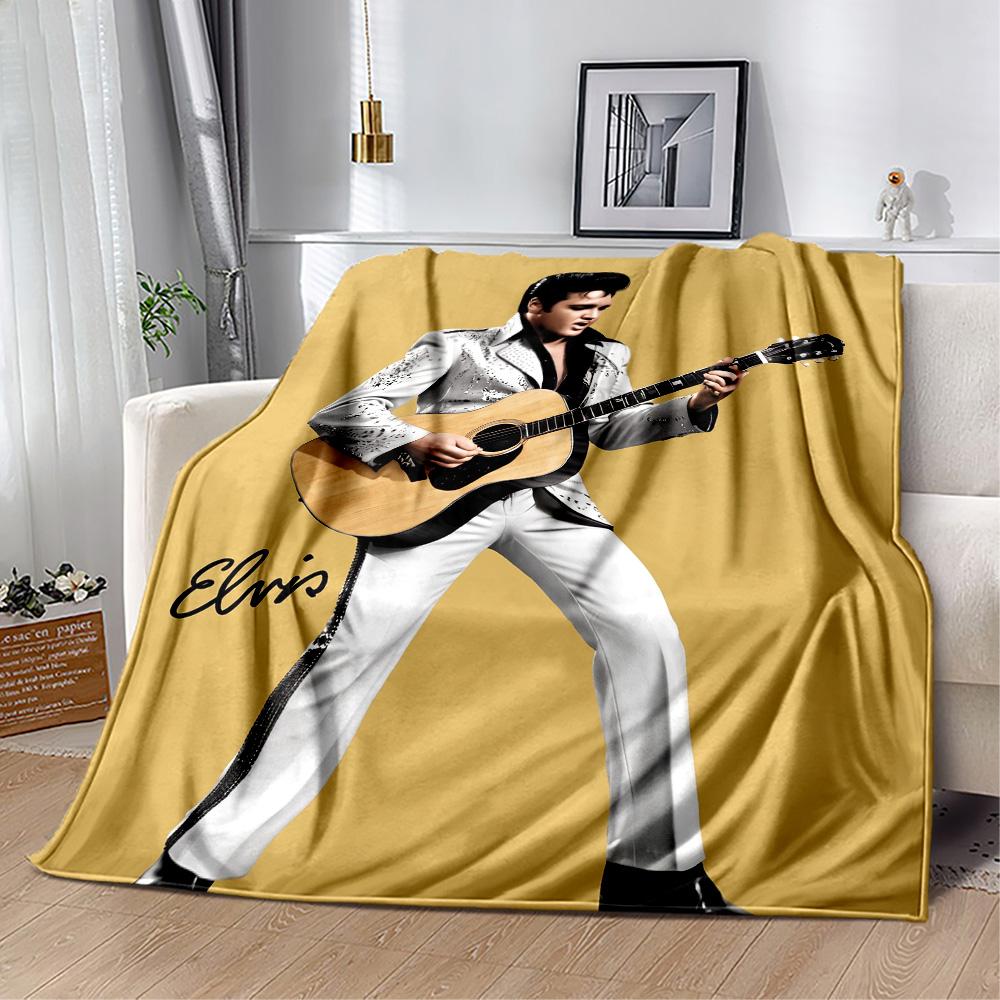 Elvis Presley Performance Blanket Warmthful Decor Great for Couch Office Chair Bedding for All Seasons Modern Birthday Christmas Gift Blanket
