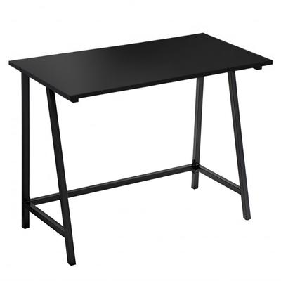 Biurko Małe Czarne Proste Industrialne 100X50X75 Vb4Bk Begryf