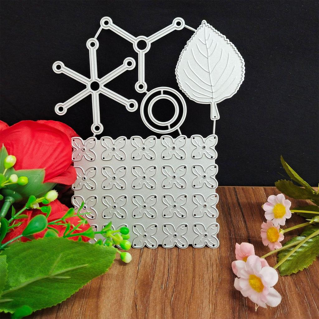 Leaf Flower Metal Cutting Dies Card Embossing DIY Photo Album Template Mold Card