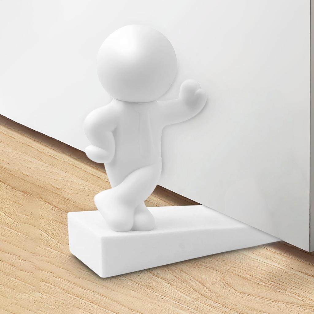 Cute Door Stopper Funny Door Stop Pet-Friendly Wedge for Home Apartment Workplace Dormitory Bedroom Garage Living Room Hotel