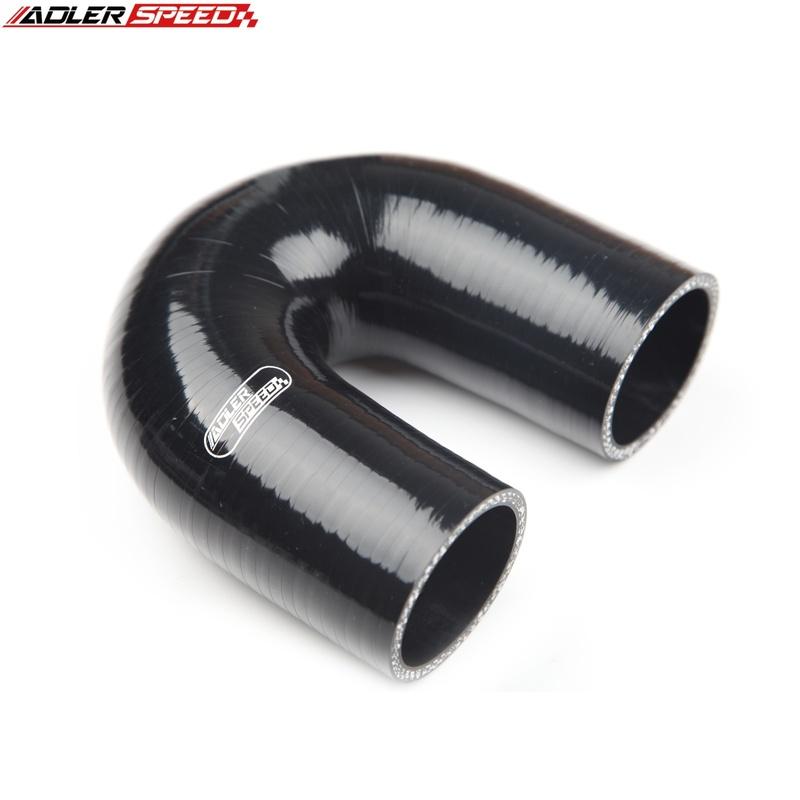 a+70mm 57mm 63mm 76mmID 180Degree Silicone Reducer Hose Silicone Hose Coupler Intercooler Tube for Car Intercooler Intake Piping