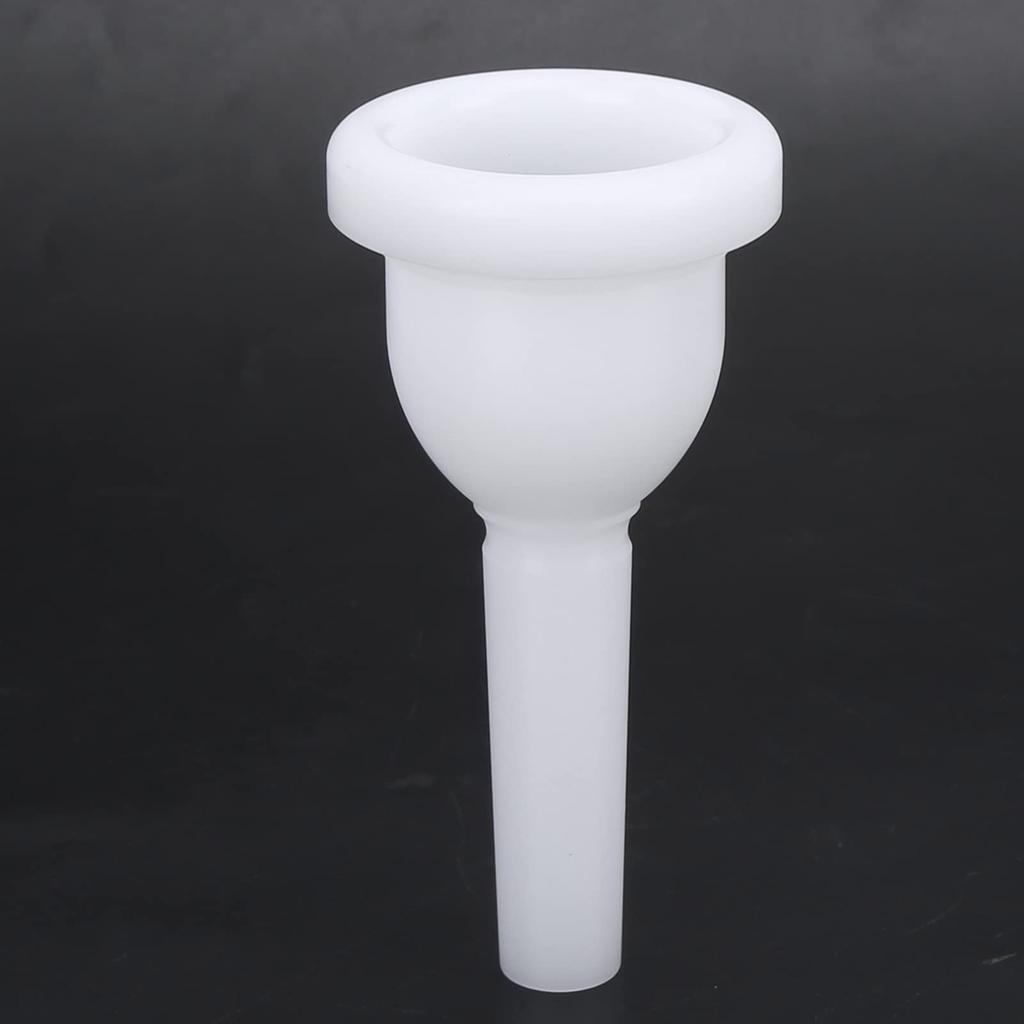 Tuba Horn ABS Pure Simple Appearance and Compact Wind Instrument Accessory for Beginners Mouthpiece, Mouthpiece, High-Density Material, Sound,