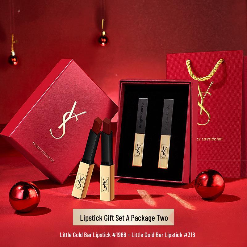 YS Lipstick Cushion Gift Box for Qixi Festival Valentine's Day or Best Friend's Birthday - High-End Custom Gift Box