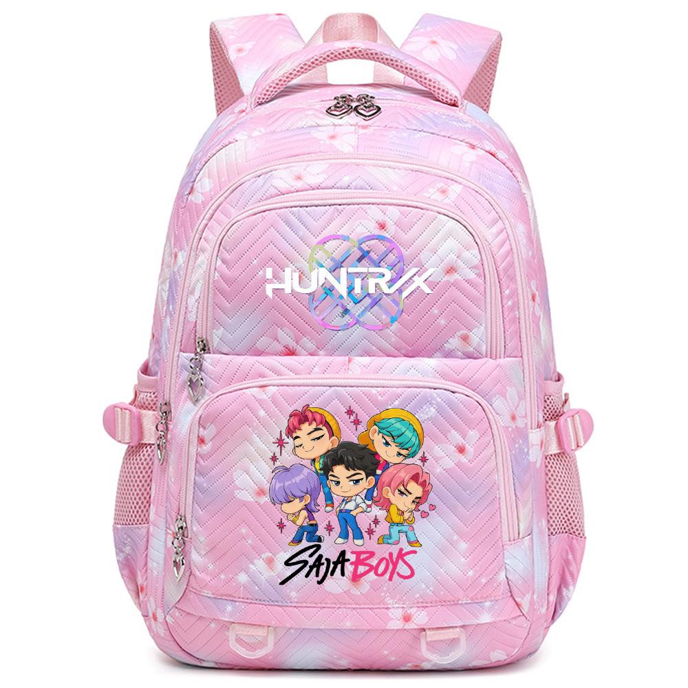 Anime K-Pop Printed Backpack Student Teenager Bookbag for Boy Girl Schoolbag Kid Gift Women Large Capacity Travel Bag Mochila Escolar Rucksack