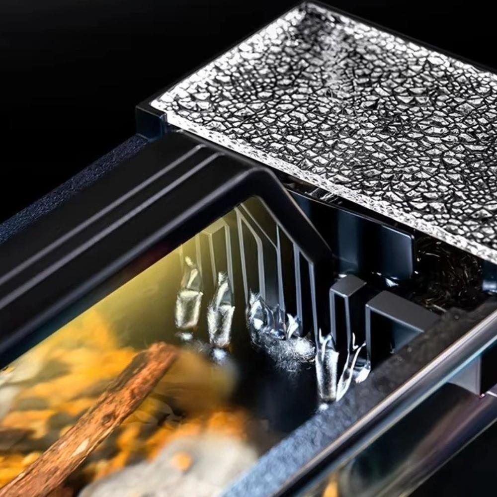 Transparent Breeding Aquarium Heating Pad Desktop Fish Tank Ecological Fish Tank  Living Room