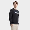New FILA Sweatshirt Men's Jet Black F11M438204FBK