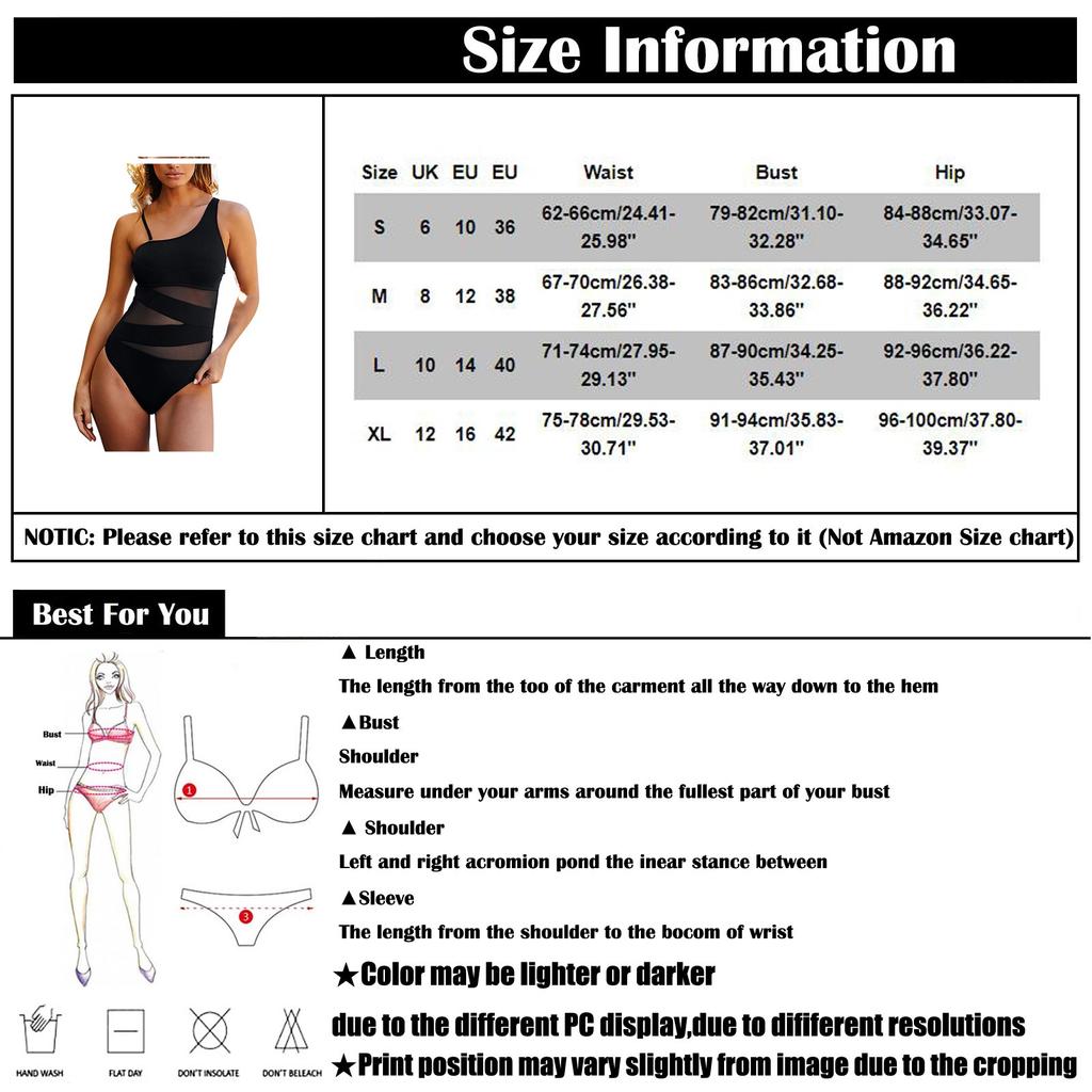 Women's Fashion Splicing  Mesh Spaghetti Straps  Bikini Swimsuit With Slanted Shoulder