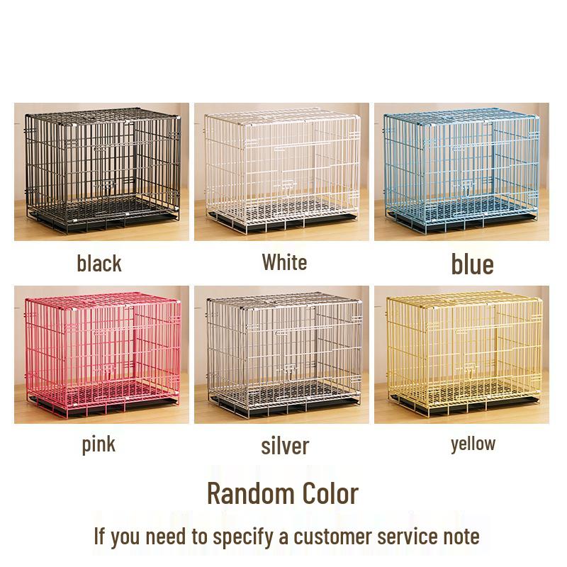 Extra Thick Indoor Dog and Rabbit Cage with Toilet, Available for Small To Large Dogs