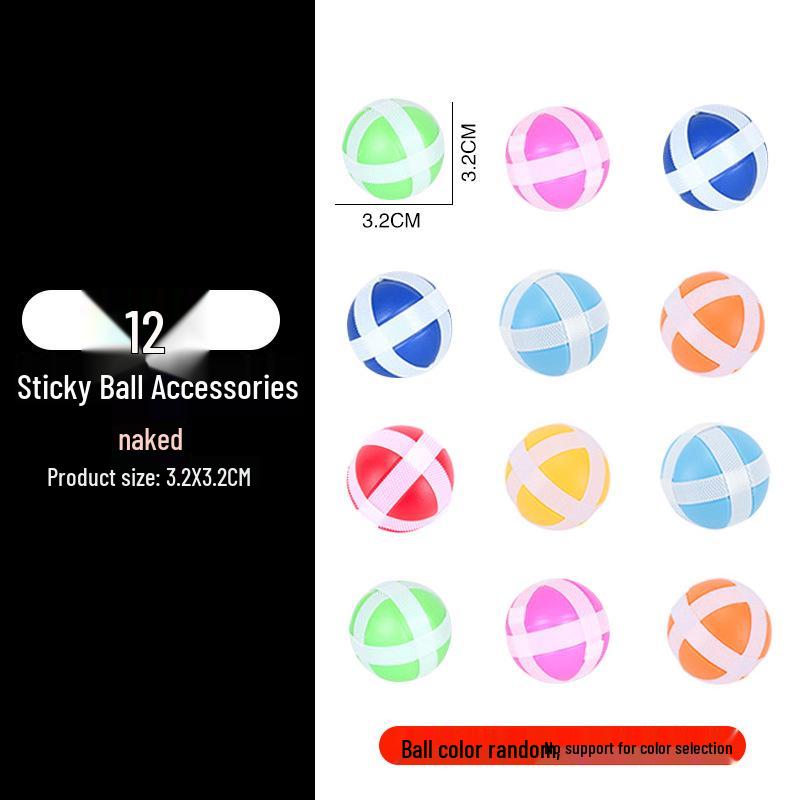 Children's Indoor/Outdoor Sticky Dartboard Set: Target Throwing Toy for Parent-Child Interaction
