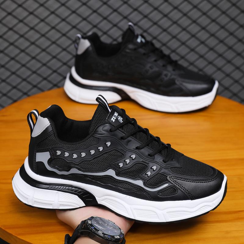 Young Student Running Men's Shoes for Spring New Mesh Sneakers Shoes Trendy Paired with Dad Shoes Trendy Casual Shoes for Men