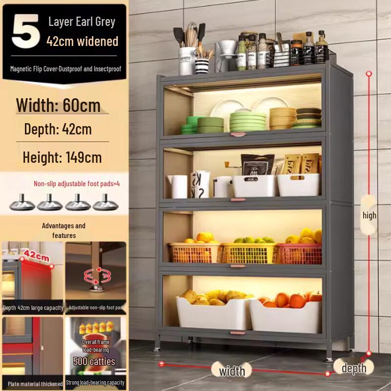 Beifu Steel Kitchen Storage Cabinet with Doors