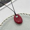4 Colors Minimalist Wine Red Black Acrylic Long Pendant Necklace For Women Vintage Leather Rope Chain Sweater Chain New