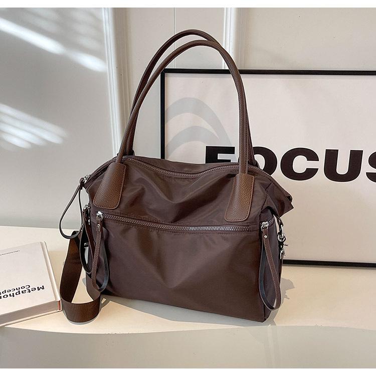 Women's Large Oxford Cloth Tote Bag - Versatile Crossbody for Autumn/Winter Travel 2026