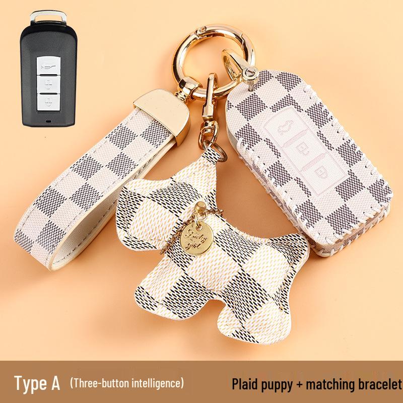 High-End Key Case for Mitsubishi Outlander, ASX, Eclipse Cross, and Pajero Sport.