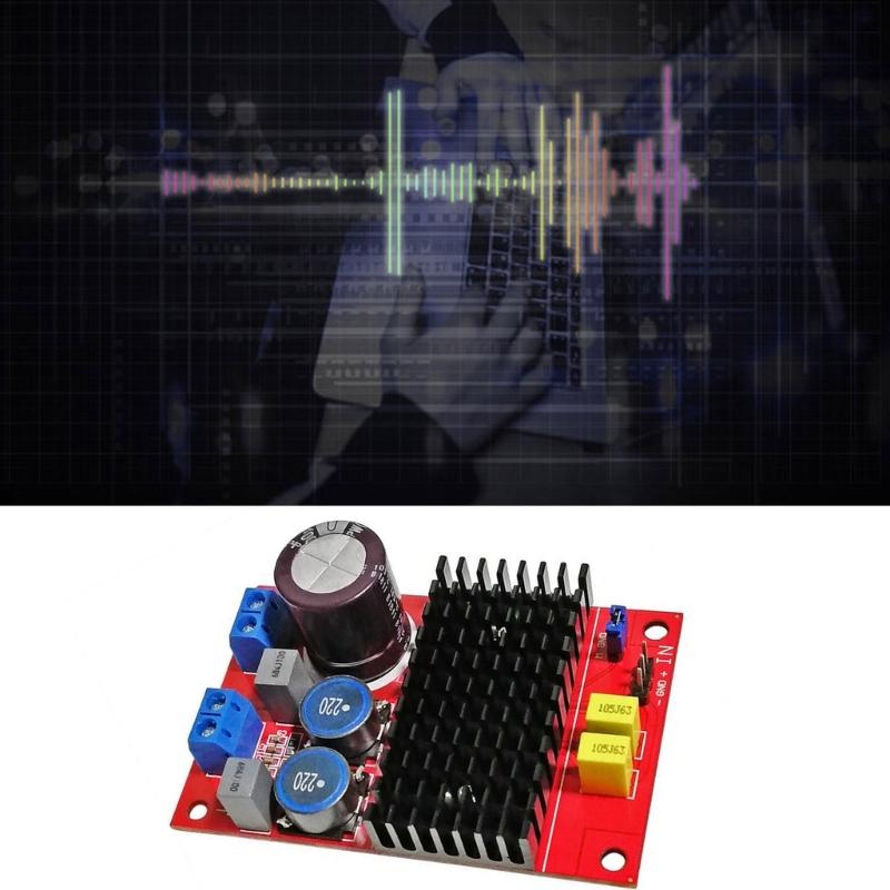 5-24V Bass Boost Amplifier Board 100W TPA3116D2 High Power Subwoofer Amplifier Board Mono Fever Level For Home Theater