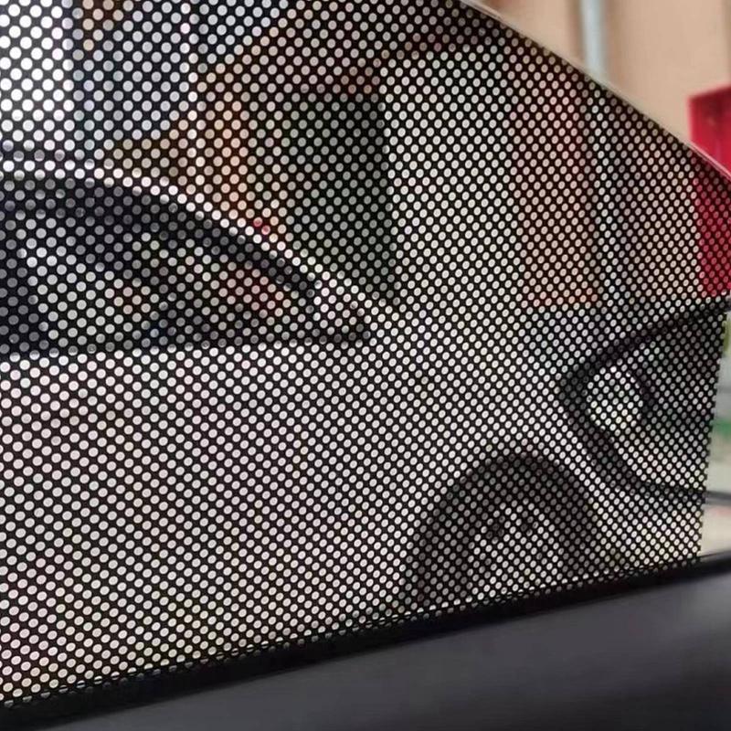 Self-adhesive Glass Window Mesh Sticker Anti-UV Car Office Window Sunshade Glass Heat Insulation Film Room Privacy Stickers