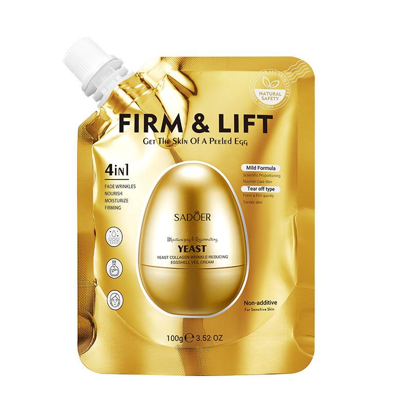 

Yeast Collagen Mask 100g Light Pattern Hydrating Egg Shell Veil Cream Skin Care Products 100g