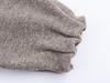 Grey Ribbed Lace-Trim Knit Jacket & High-Waisted Skirt - Women's Autumn/Winter European & American Style
