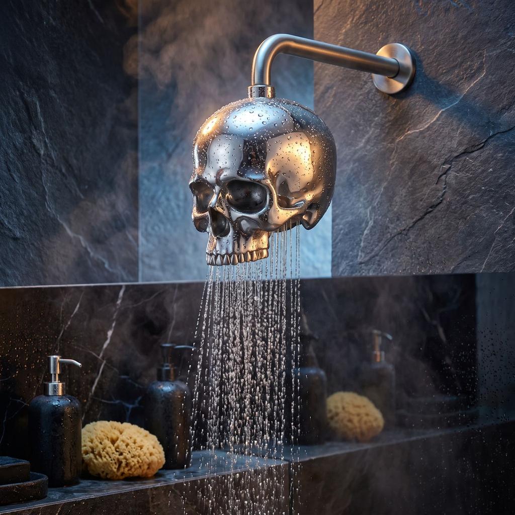 Duschkopf mit kreatigem Strahl für Badezimmerdusche und Halloween-Dekoration