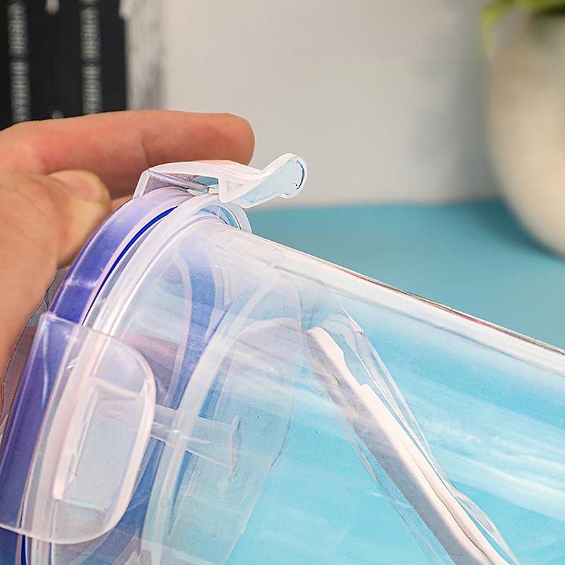 Fresh-Keeping Food Container Fruit Salad Yogurt Box Kitchen Container For Cereals Double-Layered Portable Travel Storage Jars