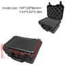 1pc Waterproof Heavy-Duty Protective Tool Box with Pre-cut Sponge Inserts Shockproof Equipment Storage Case for Tools, Cameras