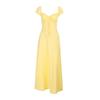 French Long Dress Slim Waist Thin Skirt Temperament Casual Solid Color Dress Summer