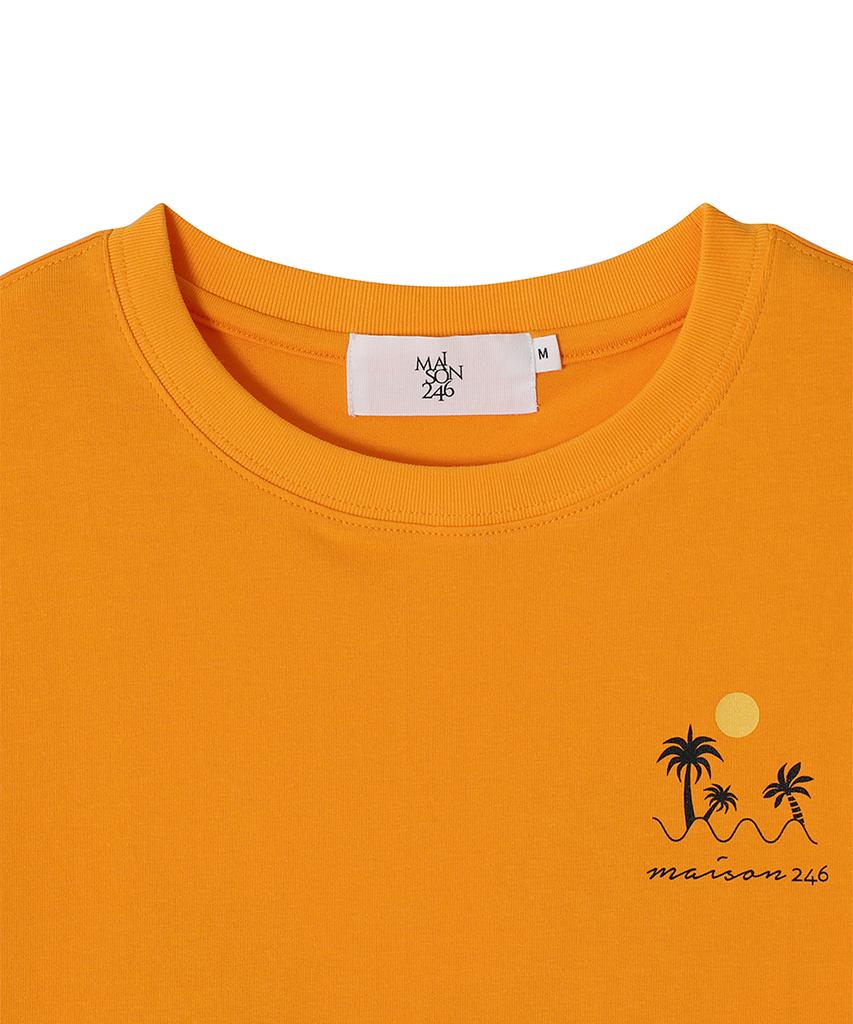 Mejong246 Palm Unisex T-Shirt Orange