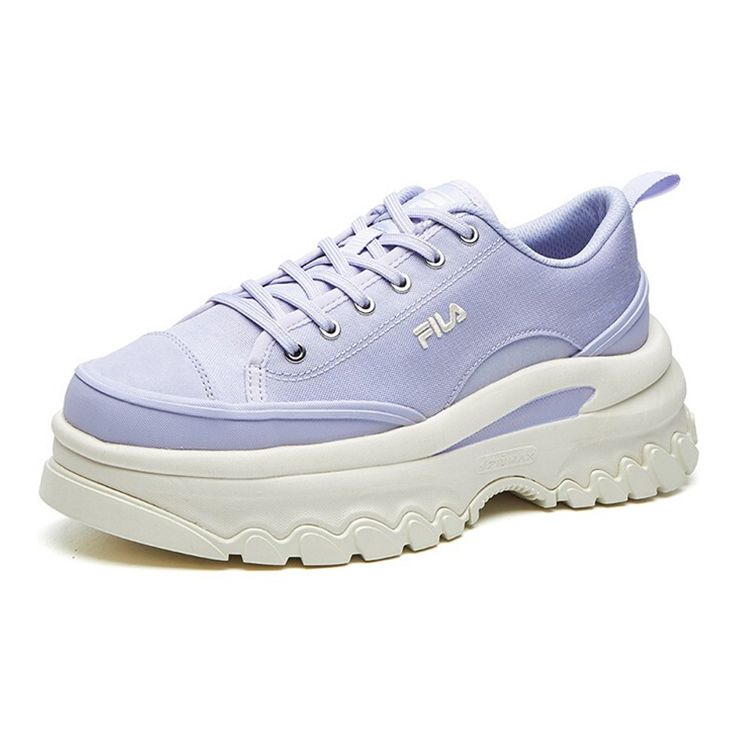 FILA Lava Comfortable Canvas Low-Top Lifestyle Sneakers Women sneakers Stone-Purple F12W124155FPR