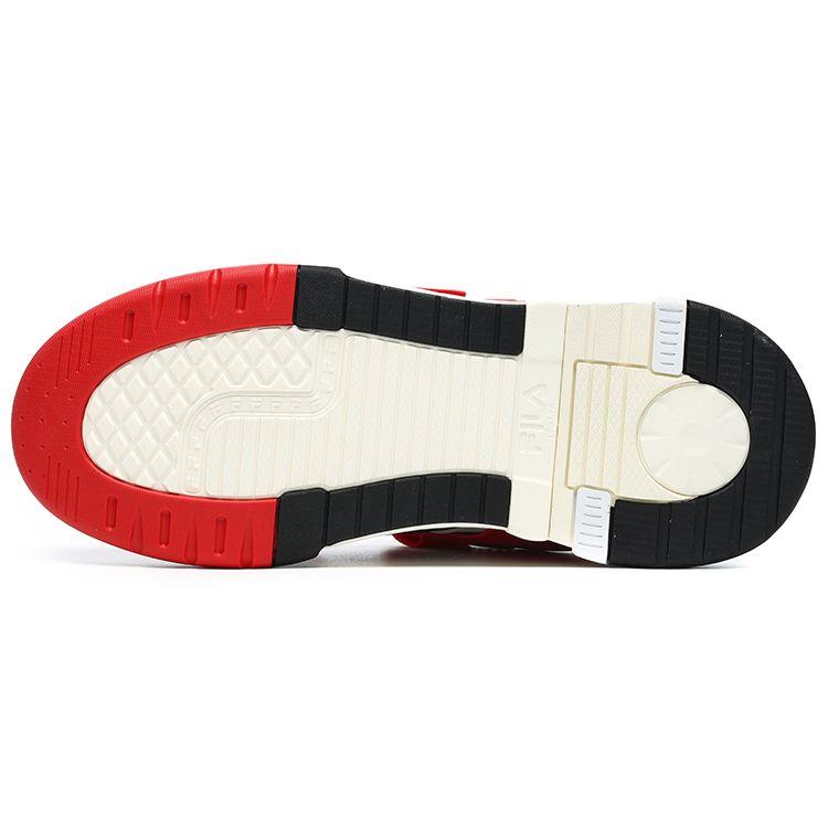FILA Doppio Fabric Synthetic Leather TPU Fashion Casual Modern Low-Top Sneakers Men sneakers Black Red F12M241206FBF