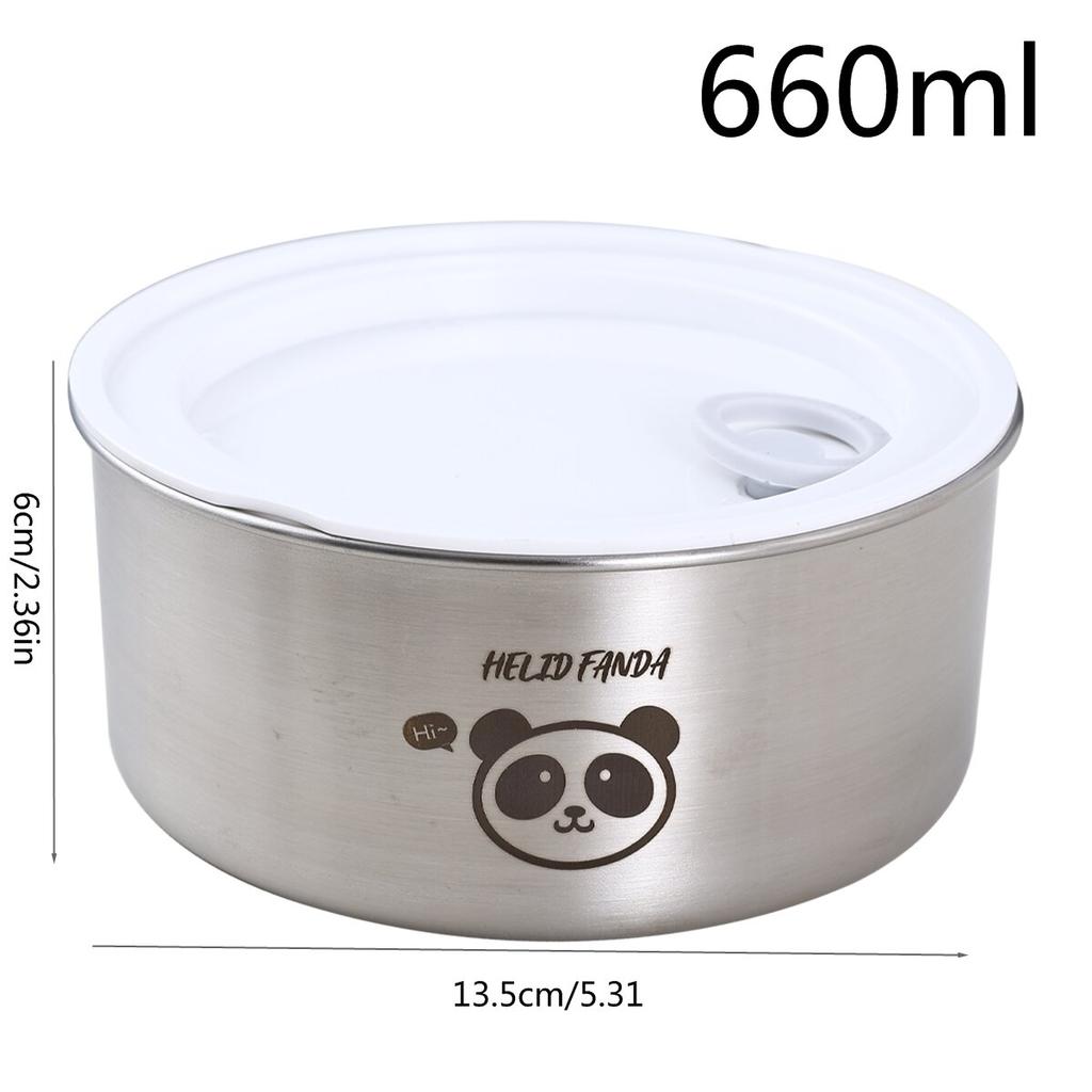 304 Stainless Steel Food Containers Refrigerator Sealed Fresh-Keeping Box Large Capacity Food Storage Box For Kitchen