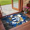 Crystal Velvet Rug Custom Name Text, Soft Non Slip Floor Mat Home DecorFC Zürich