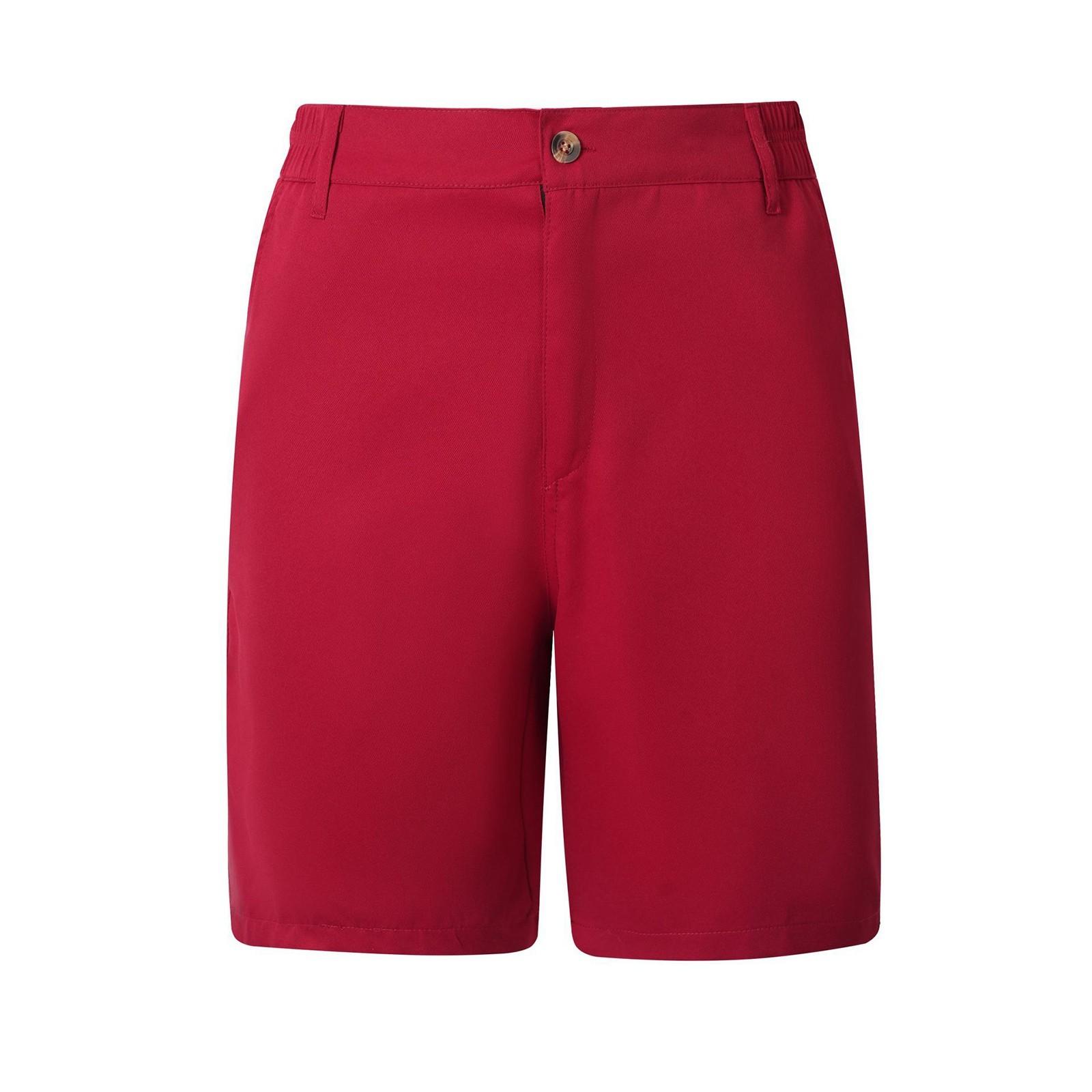 Мужские летние цветные костюмные шорты Мужские повседневные спортивные шорты XXL красный