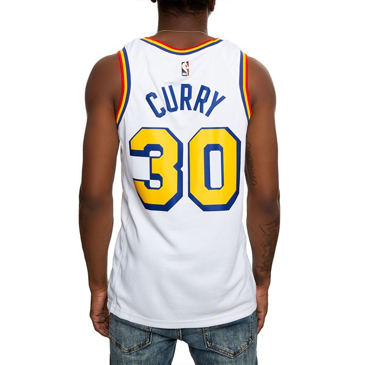 Nike NBA Retro Limited Edition Jersey, Golden State Warriors, Stephen Curry #30 Men Jersey White BQ8108-103